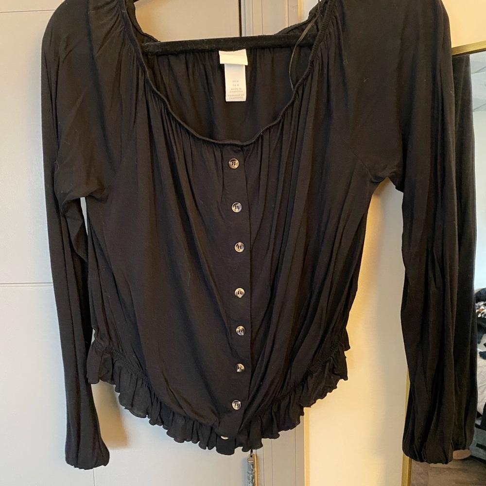 H&M off the shoulder shirt
